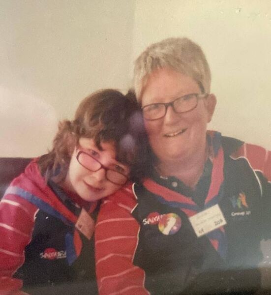 Hannah on her first trip to Lourdes age 13.