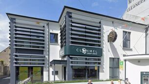 <p>The prosecution’s case was that the two men formed a plan whilst they observed the woman in Clonmel Credit Union, pictured.</p>