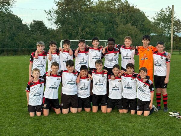 The Portlaw Utd FC U14 players