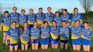 <p>The Portlaw Camogie Club U14 squad</p>