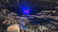 Teenager in custody after ‘bomb hoax’ halts Peter Kay performance