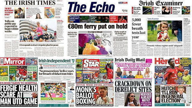 What the papers say: Monday's front pages