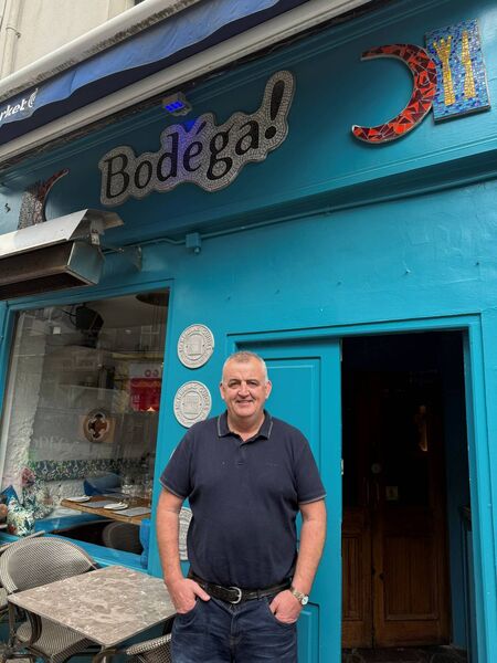 Cormac Cronin outside Bodega Restaurant.