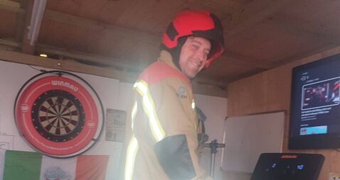 Praise for Waterford firefighter who completed 24-hour charity challenge in full gear