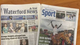 <p>This week's Waterford News &amp; Star</p>