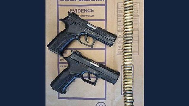 Man (30s) arrested as scrambler, two guns and ammunition seized