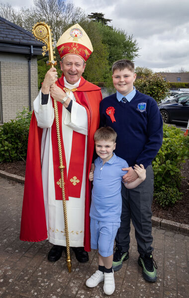  Patrick Morrissey, Scoil Lorcain, who was confirmed by Bishop Alphonsus Cullinan at the Sacred Heart Church.