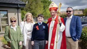 <p> Tommy Coady, Scoil Lorcain, who was confirmed by Bishop Alphonsus Cullinan at the Sacred Heart Church. 	All Photos: Joe Evans</p>