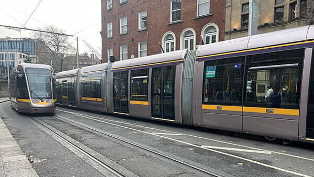 Luas Red line suspended following incident