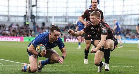 Leinster bury Lions with a late flurry