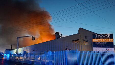Firefighters continue to fight a significant blaze in Waterford City