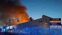 Firefighters continue to fight a significant blaze in Waterford City 
