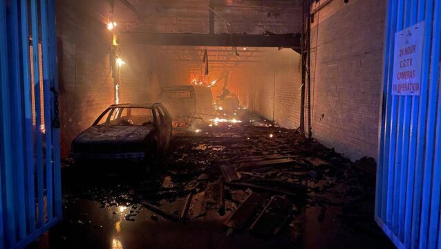 Fire Services bring major blaze at Waterford city's Old Jute Factory under control 