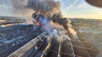 Asbestos concerns at site of extensive fire in Waterford city business park