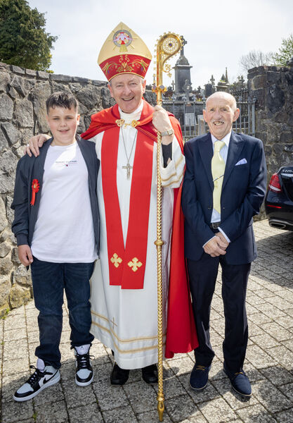  Eli O'Reilly, Gaelscoil Phort Láirge, who was confirmed by Bishop Alphonsus Cullinan at St. Mary's Church Ballygunner. 