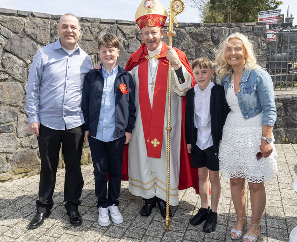  Jayden Power,  Gaelscoil Philib Barún, who was confirmed by Bishop Alphonsus Cullinan at St. Mary's Church Ballygunner.