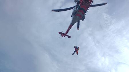 Injured walker is rescued by helicopter near Coumshingaun lake