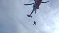 Injured walker is rescued by helicopter near Coumshingaun lake