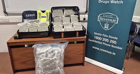 Two people arrested over seizure of drugs worth €620k at Shannon Airport
