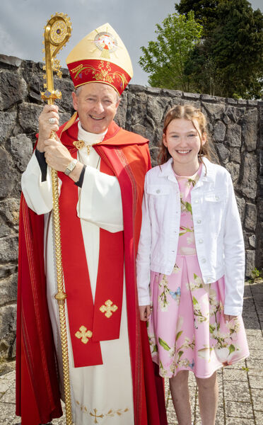  Sinead, St. Mary's NS Ballygunner, who was confirmed by Bishop Alphonsus Cullinan at St. Mary's Church Ballygunner.
