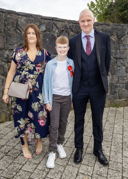  Cian McNamara, St. Mary's NS Ballygunner, who was confirmed by Bishop Alphonsus Cullinan at St. Mary's Church Ballygunner.