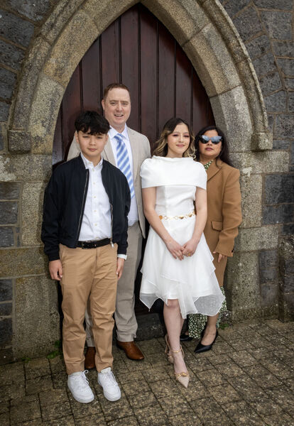  Keeva Kinsella, St. Mary's NS Ballygunner, who was confirmed by Bishop Alphonsus Cullinan at St. Mary's Church Ballygunner.