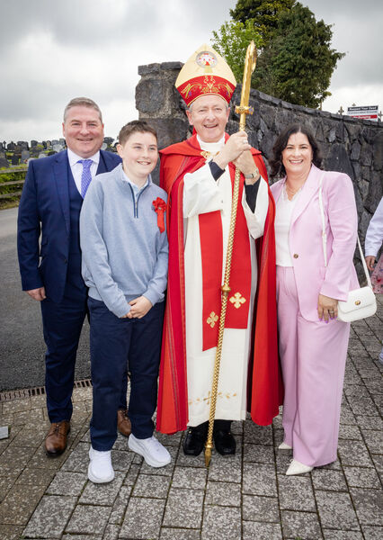  Ryan Flynn, St. Mary's NS Ballygunner, who was confirmed by Bishop Alphonsus Cullinan at St. Mary's Church Ballygunner.