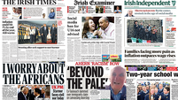 What the papers say: Thursday's front pages
