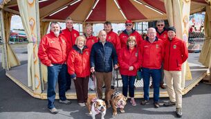 <p>Pictured is Chris Piper of Tramore Amusement Park with Waterford Lions Club members. Photo: John Power Photography</p>
