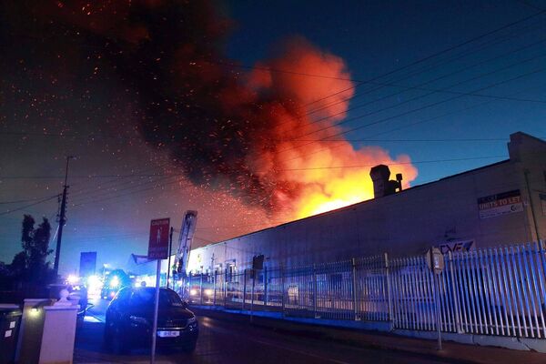 The scene from the Tycor Business Centre on Saturday last. Photo: Noel Browne