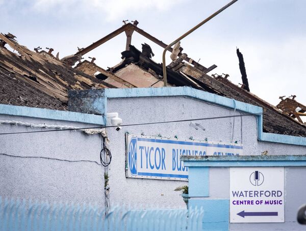 The clean up begins at the surrounding area of the Juye Factory. Photo: Joe Evans