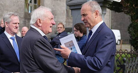 Bertie Ahern immigration comments ‘don’t represent’ party, Micheál Martin says