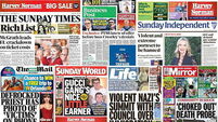 What the papers say: Sunday's front pages