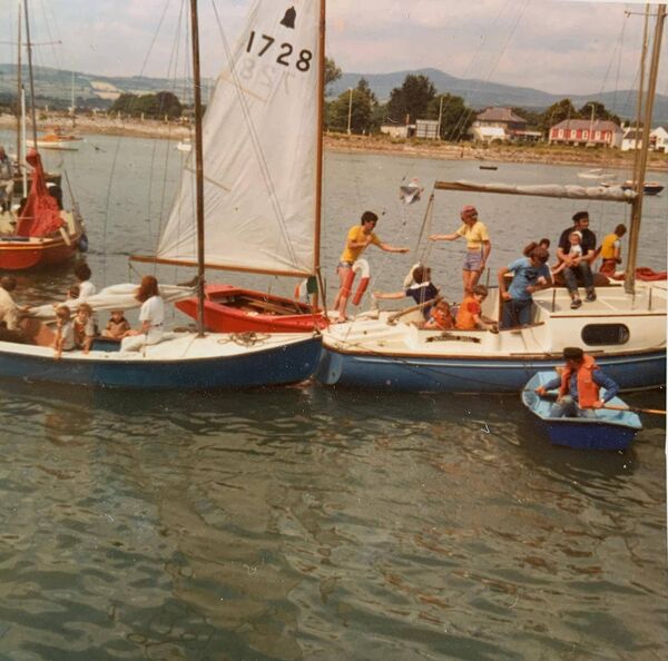 One of the images in the Dungarvan Harbour 80th anniversary sailing festival exhibition
