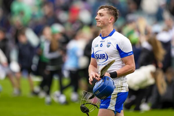 Paddy Leavey of Waterford dejected after the match.