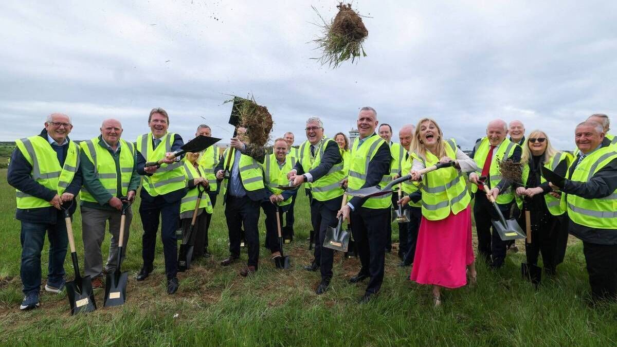 Sod officially turned at Waterford Airport as runway extension begins