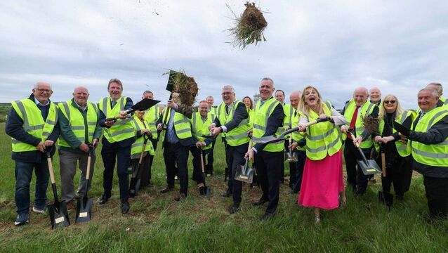 <p>Sod officially turned at Waterford Airport as runway extension begins </p>