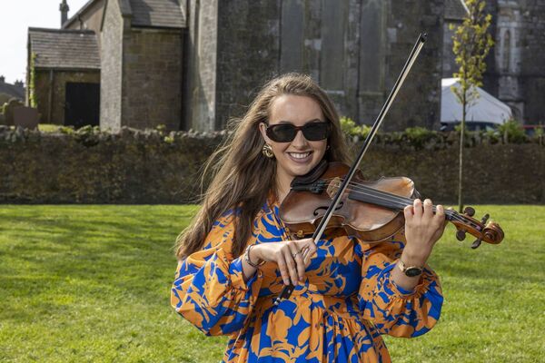 Sarah O’Gorman pictured promoting TuneFest Dungarvan which will run from June 18th to 21st. Pic: John Foley