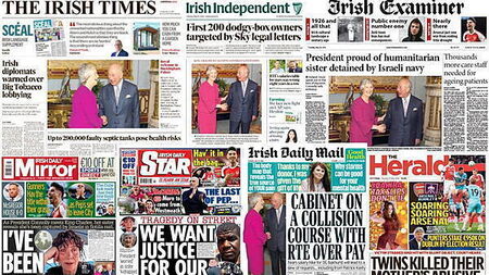 What the papers say: Tuesday's front pages