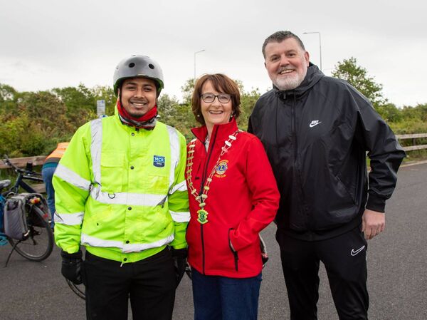 Taking part were Martina Harte with Shah Paran and Anthony Phelan. Photo: John Power Taking part were Martina Harte with Shah Paran and Anthony Phelan. Photo: John Power
