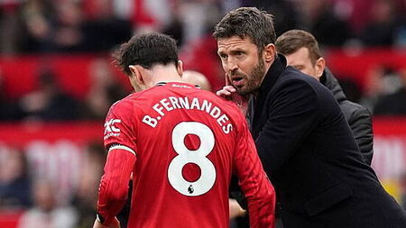 Bruno Fernandes hoping Michael Carrick can take Man Utd back to the top
