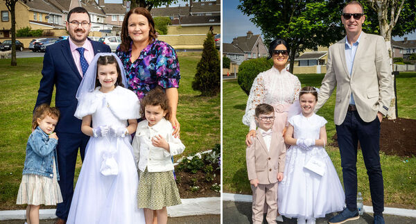 Aibhlinn Croke, (left), and Lottie Murphy, (right), Presentation, who received her First Holy Communion at St. Paul's Church. Aibhlinn Croke, (left), and Lottie Murphy, (right), Presentation, who received her First Holy Communion at St. Paul's Church.