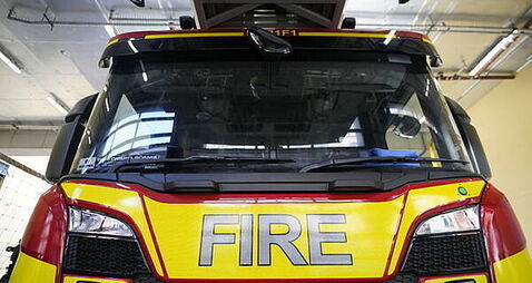 One person in hospital after fire at apartment block in Co Dublin
