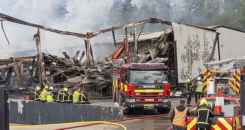 No injuries after fire causes significant damage to Donegal business