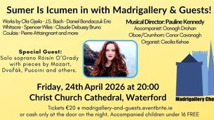 <p>The billing for Madrigallery's recent event.</p> <p>The billing for Madrigallery's recent event.</p>