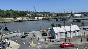 <p>View of the Sustainable Transport Bridge. </p>