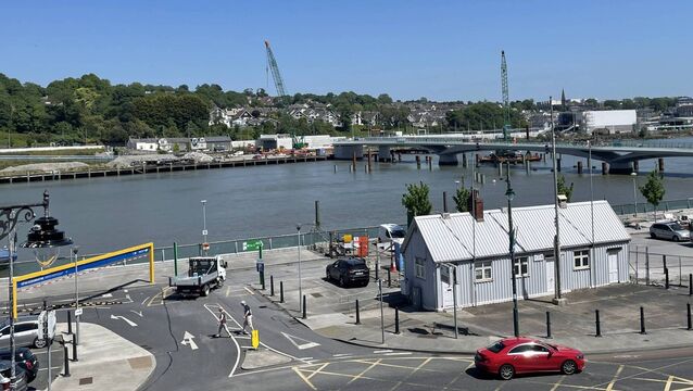 <p>View of the Sustainable Transport Bridge. </p>
