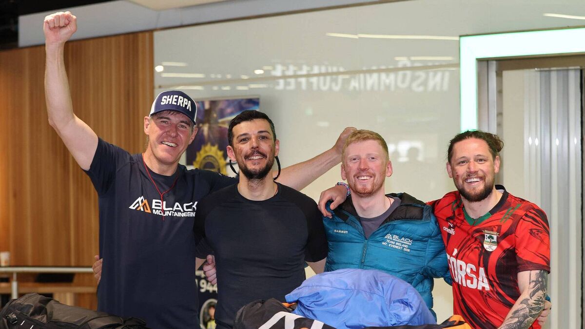 Welcome home for Waterford man and Everest history-making colleagues