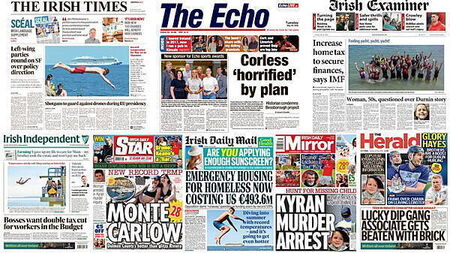 What the papers say: Tuesday's front pages