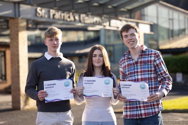 Some of the students who graduated from the programme and spoke at the graduation ceremony.